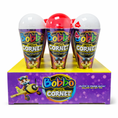 ..Bobbo Cornet Lollipop Ve Oyuncak Hediyeli 12'li