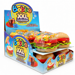 Bobbo Hamburger Aromalı Emzik Şeker 12'li
