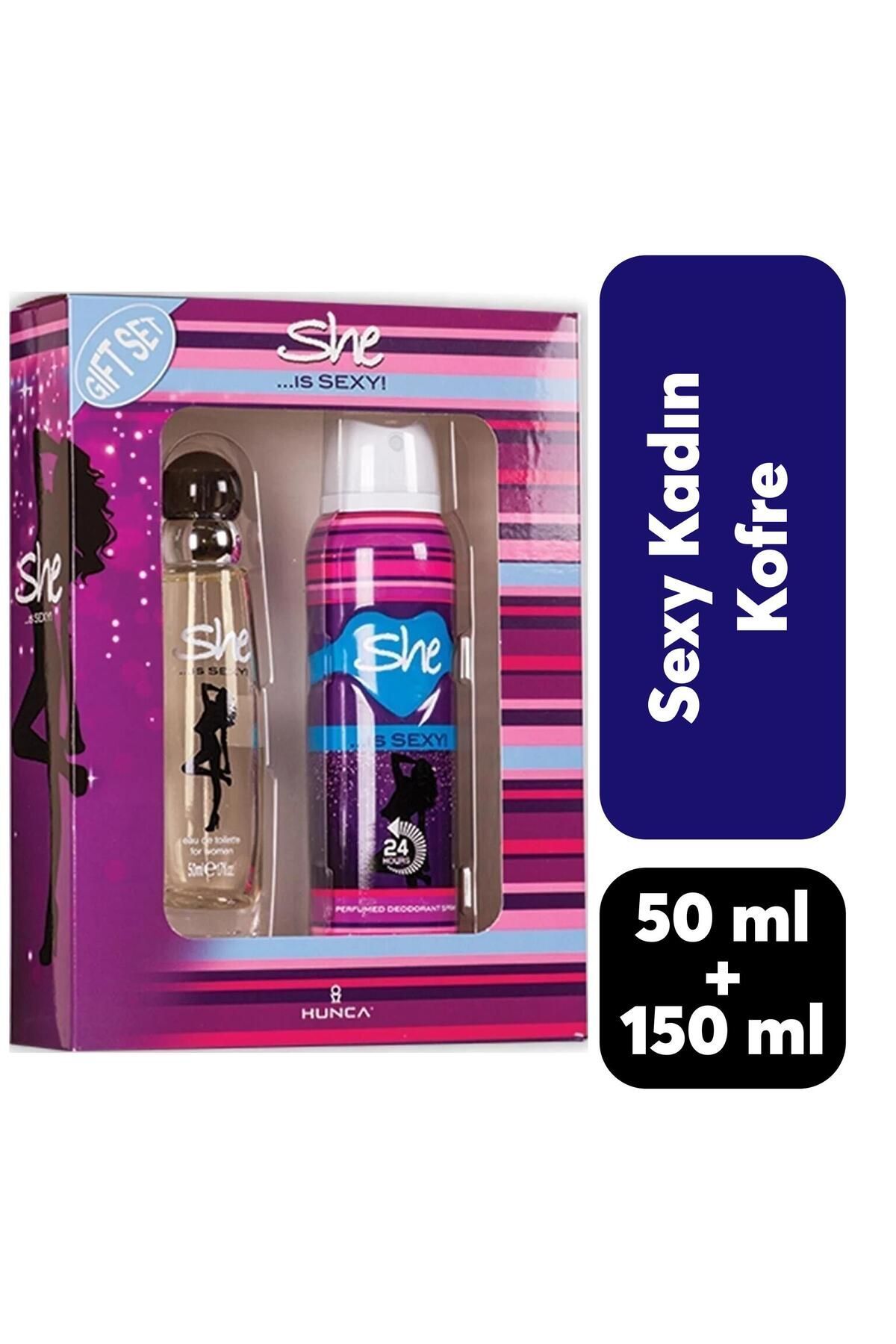 Kofre Kadın She Parfüm 50 ml + Deodorant 150 ml Sexy