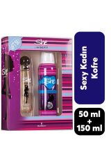 Kofre Kadın She Parfüm 50 ml + Deodorant 150 ml Sexy