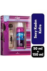 Kofre Kadın She Parfüm 50 ml + Deodorant 150 ml Sexy