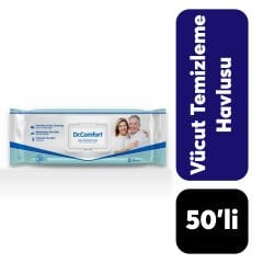 Dr. Comfort Vücut Temizleme Havlusu 50'li
