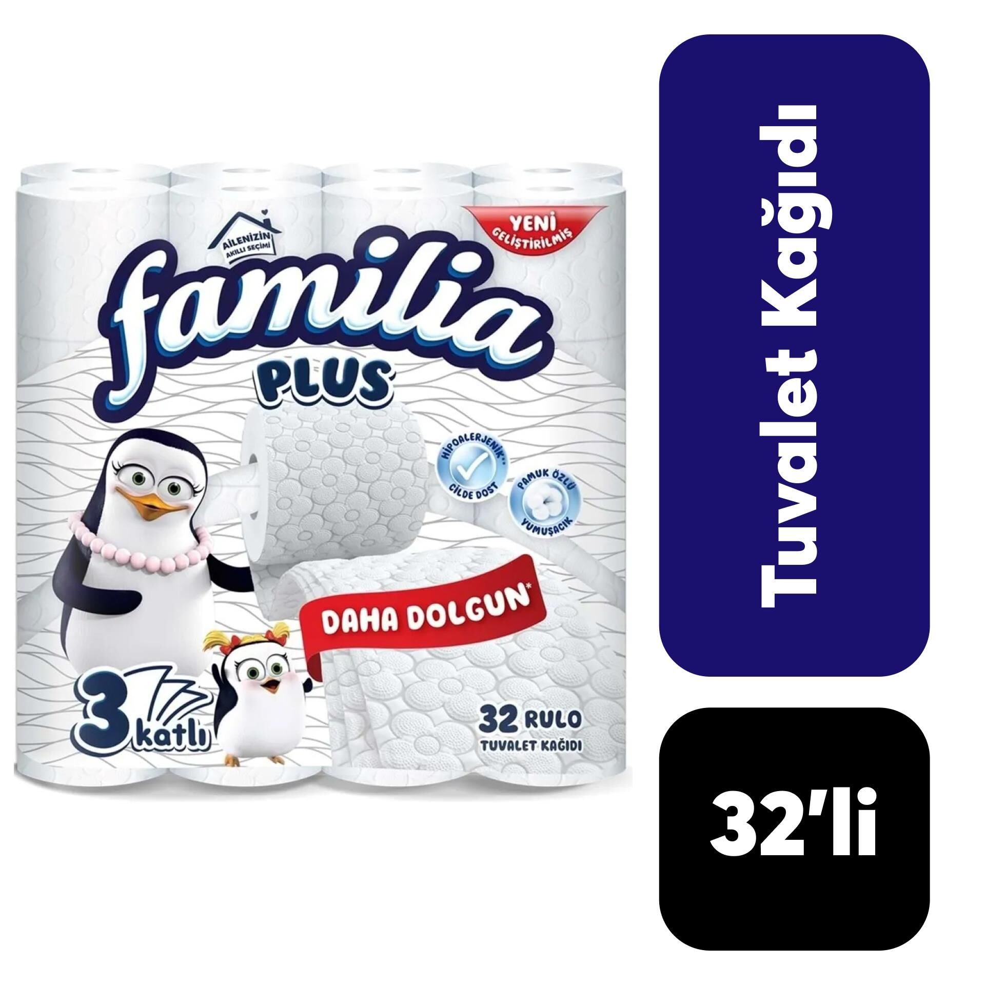Kağıt Tuvalet Familia 32 Rulo 3 Kat
