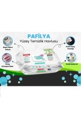 Islak Yüzey Temizlik Havlusu Pafilya102'li Beyaz Sabun