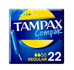 Tampax Compak Regular Aplikatörlü Tampon 22'li