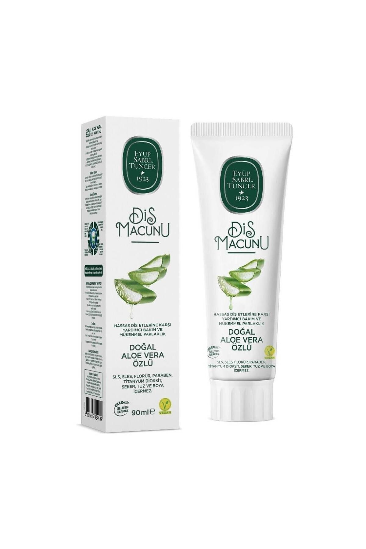 Diş Macunu Eyüp Sabri Tuncer Doğal 90 ml Aloe Vera Özlü