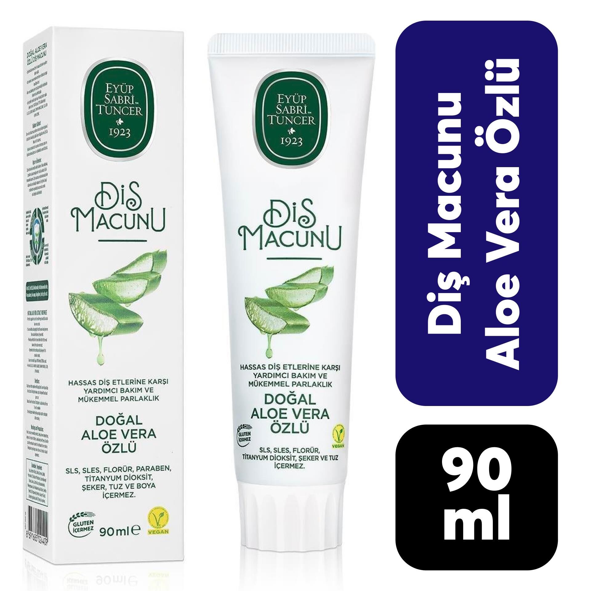 .Eyüp Sabri Tuncer Doğal Diş Macunu 90 ml Aloe Vera Özlü
