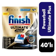Bulaşık Tableti Finish Ultimate Plus 40'lı