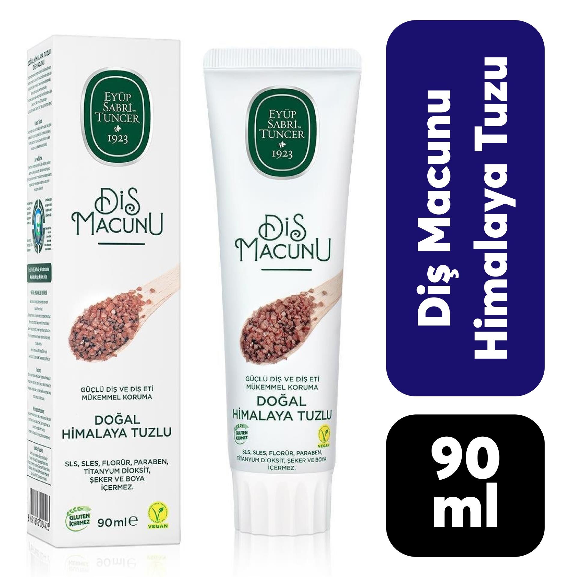 .Eyüp Sabri Tuncer Doğal Diş Macunu 90 ml Himalaya Tuzlu