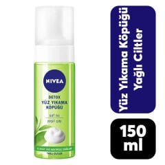 Yüz Temizleme Köpüğü Nivea 150 ml Detox Yeşil Çay