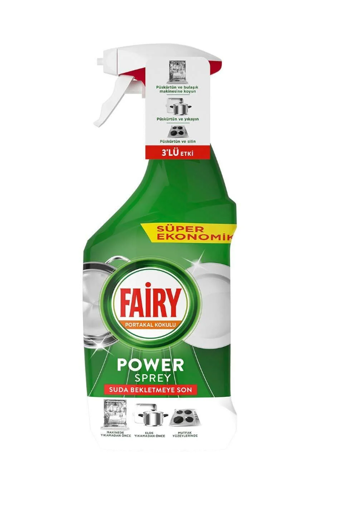 Sprey Fairy Power 500 ml Portakal Kokulu