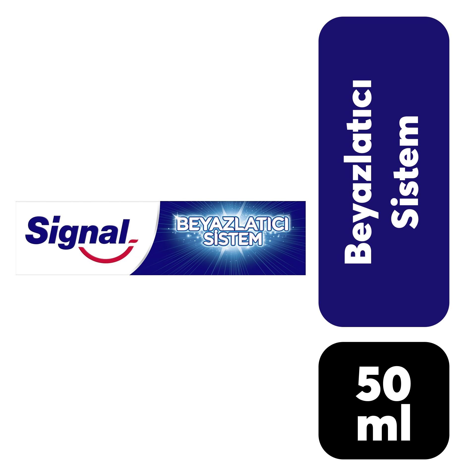Diş Macunu Signal 50 ml Beyazlatıcı Sistem