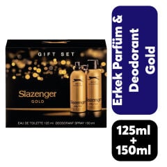 Kofre Erkek Slazenger Parfüm 125 ml + Deodorant 150 ml Gold