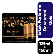Set Slazenger Parfüm 125 ml + Deodorant 150 ml Gold