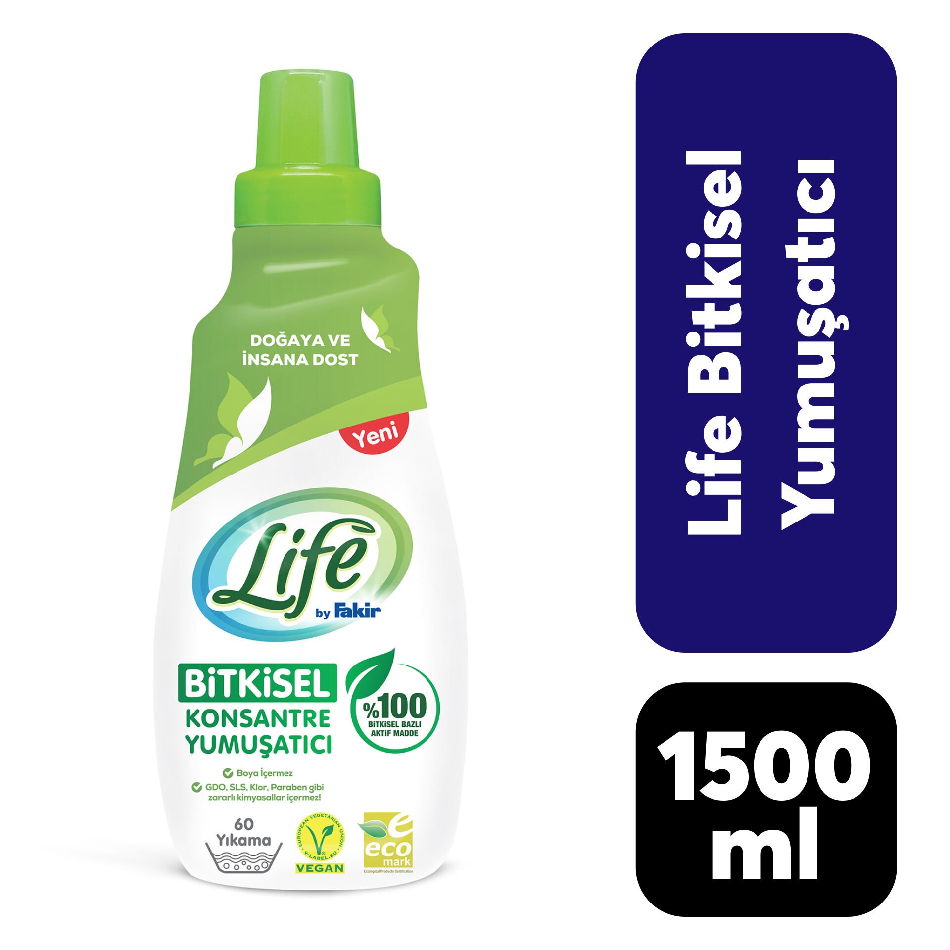 Life Fakir Bitkisel Yumuşatıcı 1500 ml Konsantre