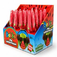 ..Bobbo Karpuz Aromalı Yumuşak Şeker 24'lü