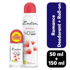 Kofre Emotion Kadın Deodorant 150 ml + Roll-On 50 ml Romance