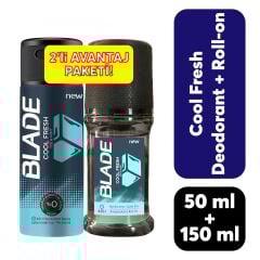 Kofre Erkek Blade Deodorant 150 ml + Roll-On 50 ml Cool Fresh