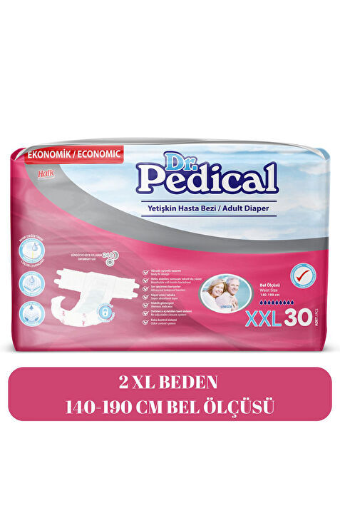 .Dr. Pedical Yetişkin Hasta Bezi 30'lu XXL