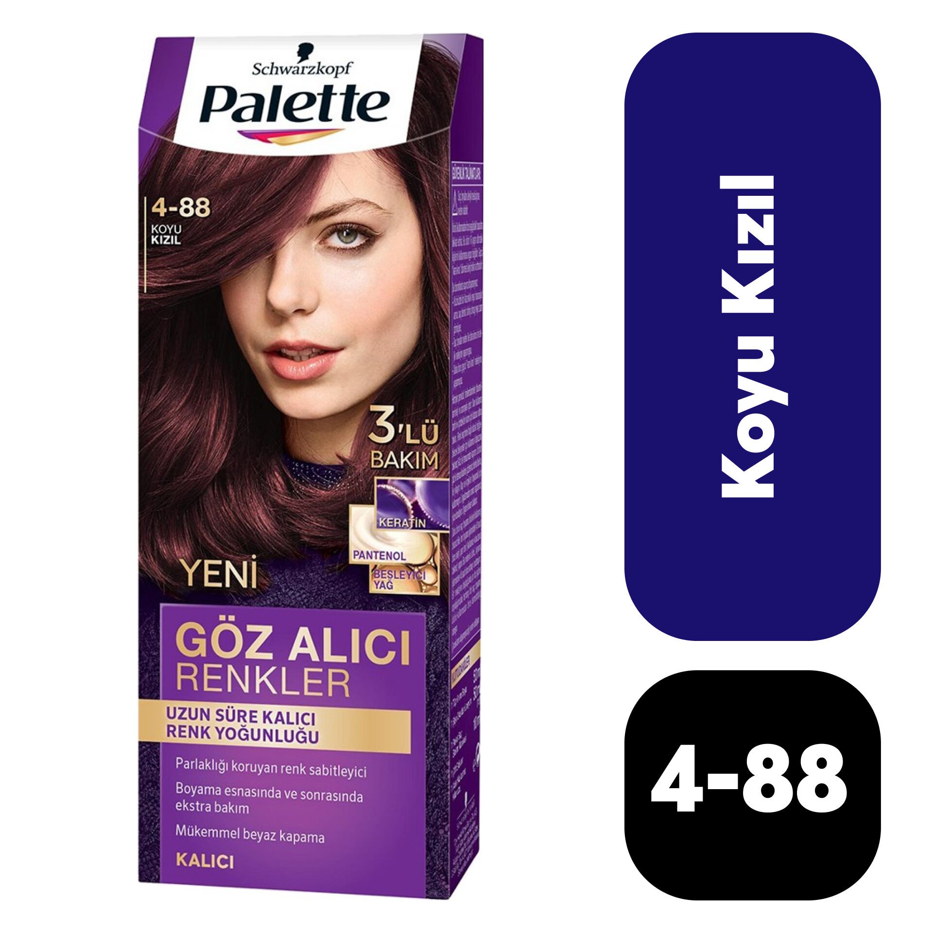 Palette .4-88 Koyu Kızıl