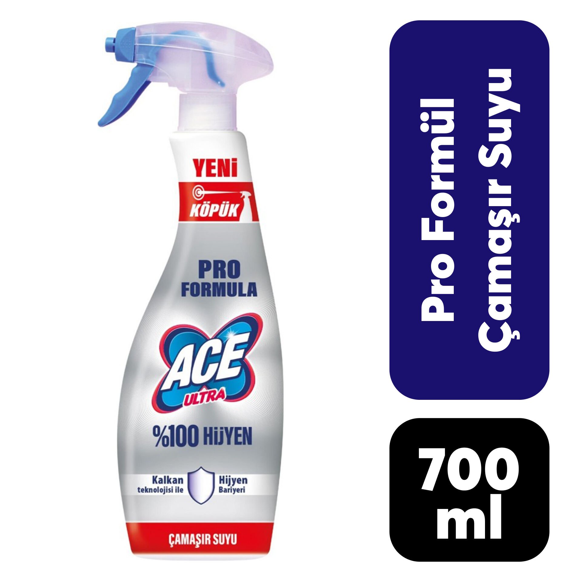 Çamaşır Suyu Sprey Ace 700 ml Pro Formül