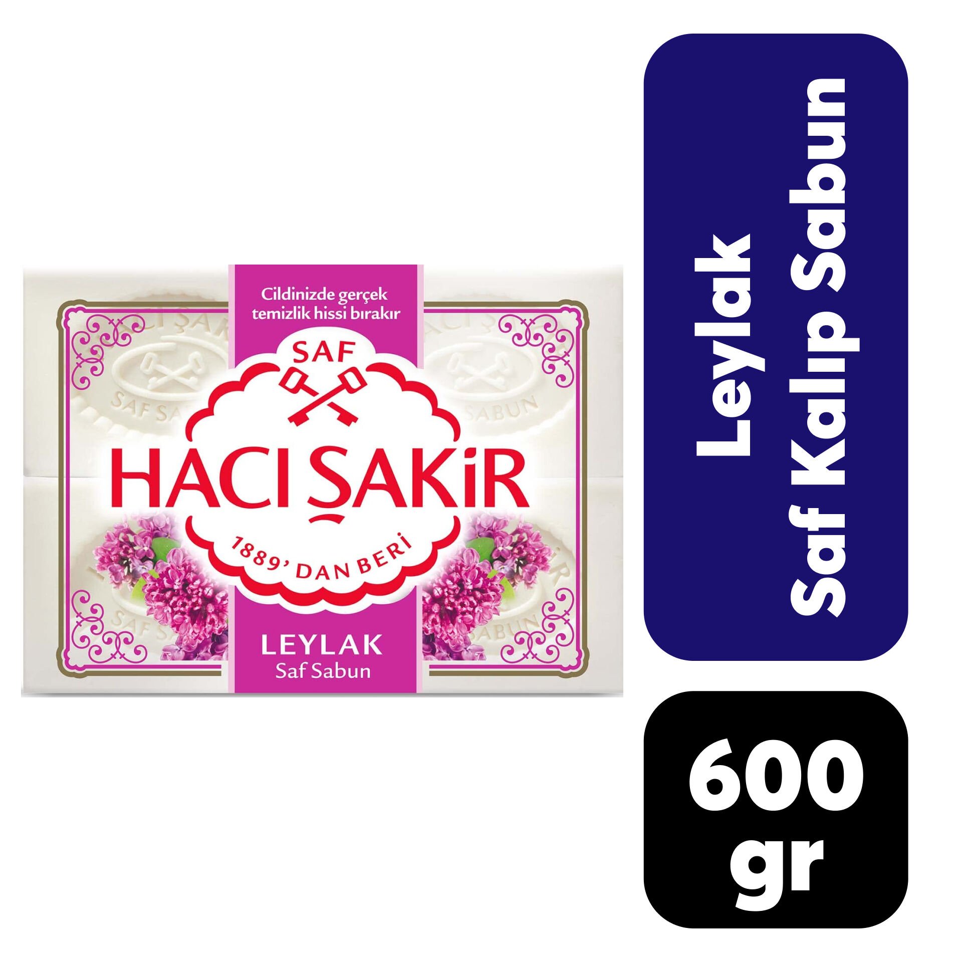 Sabun Hacı Şakir Leylak Kalıp Sabun 600 gr