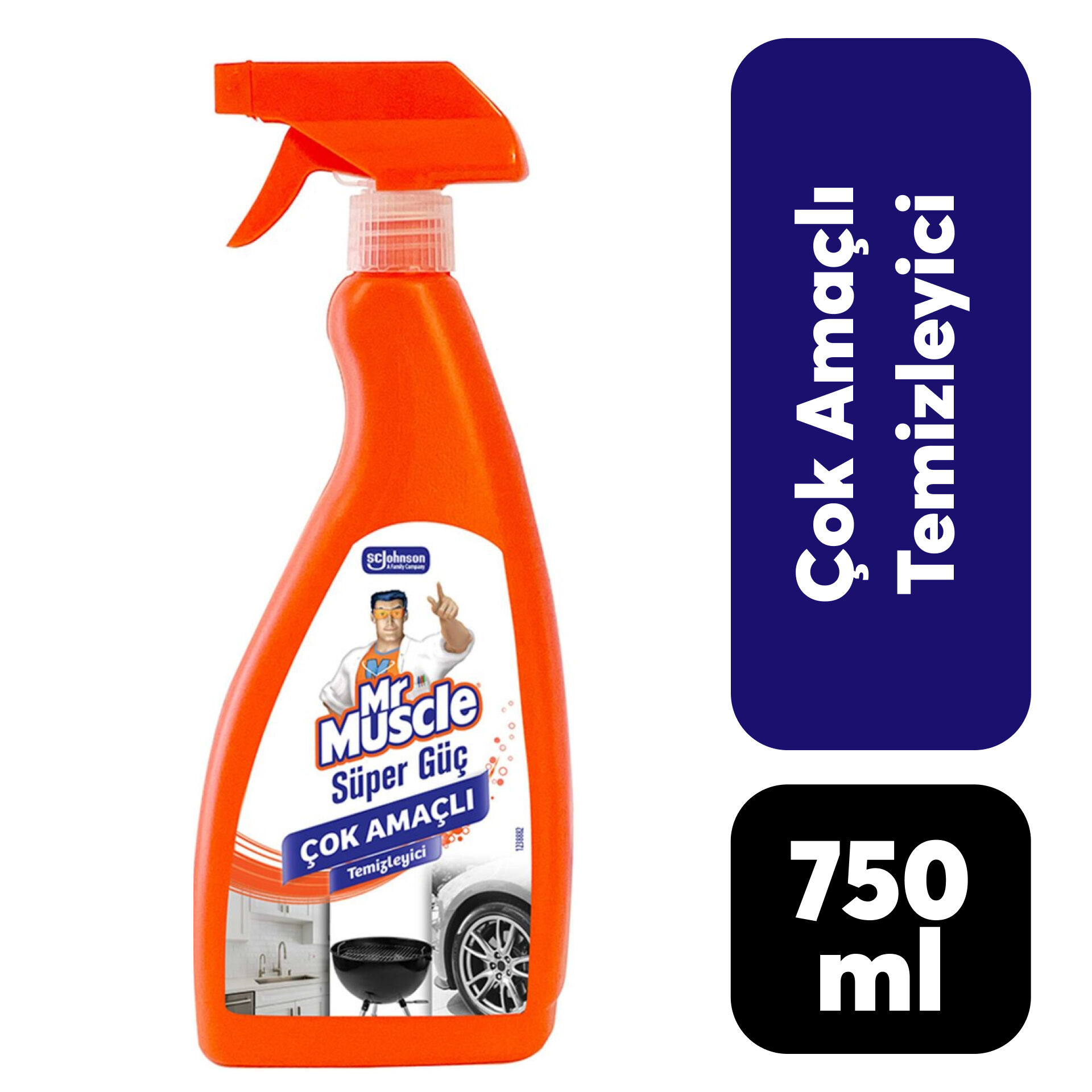 Çözücü Sprey Mr.Muscle 750 ml Çok Amaçlı Temizleyici Süper Güç
