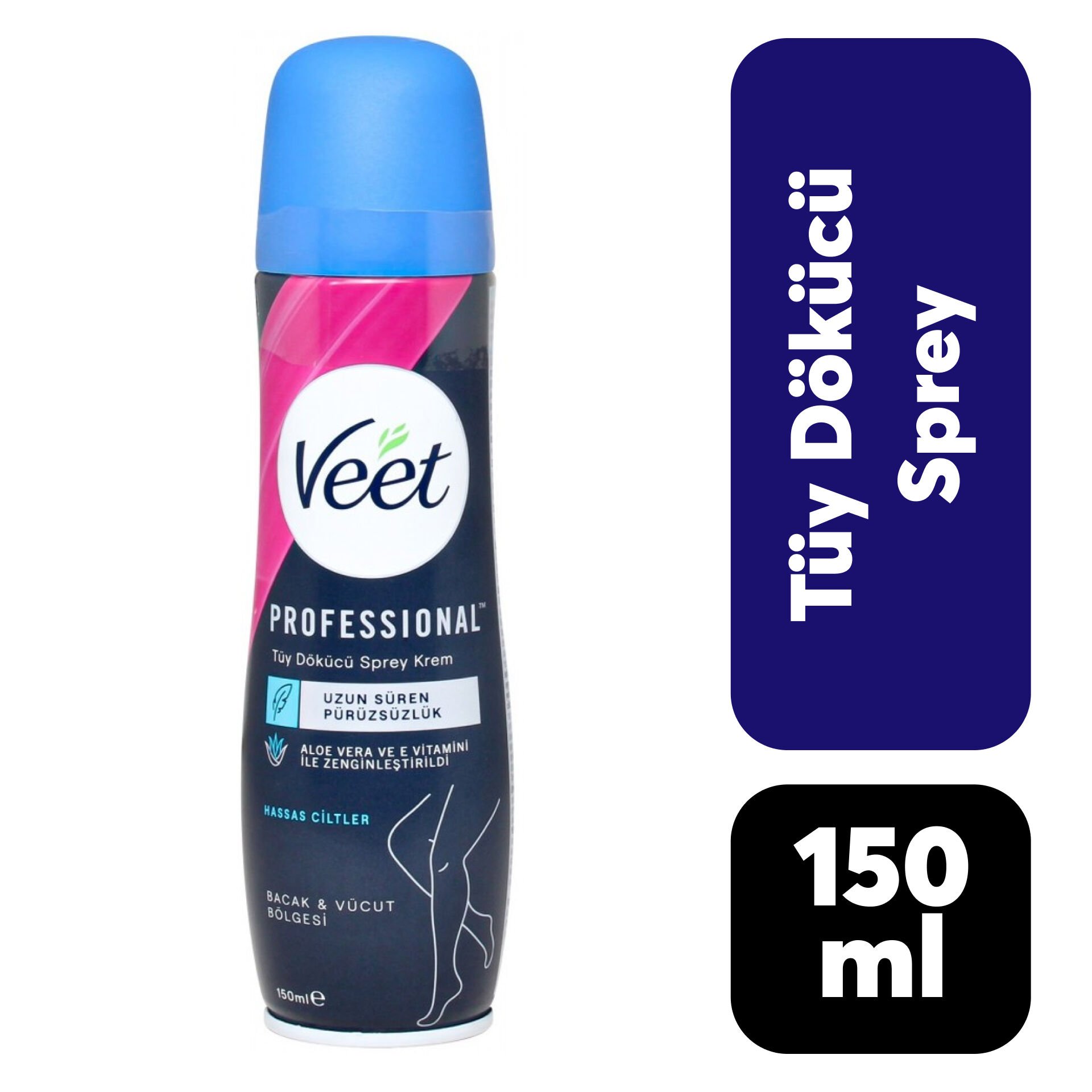 Veet Ağda Tüy Dökücü Sprey Hassas Ciltler 150 ml