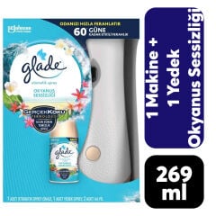 Koku Makine + Yedek Sprey Glade 269 ml Okyanus