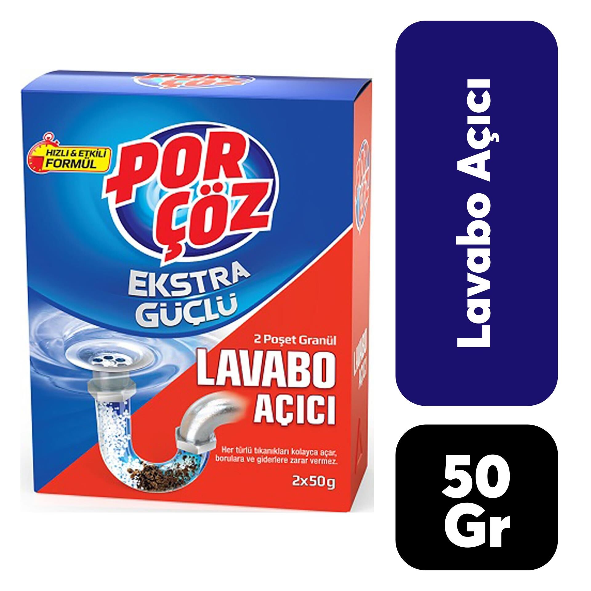 Porçöz Lavabo Açıcı 50 gr