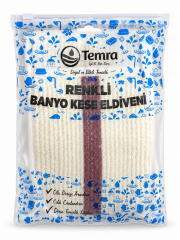 Temra Renkli Banyo Kese Eldiveni