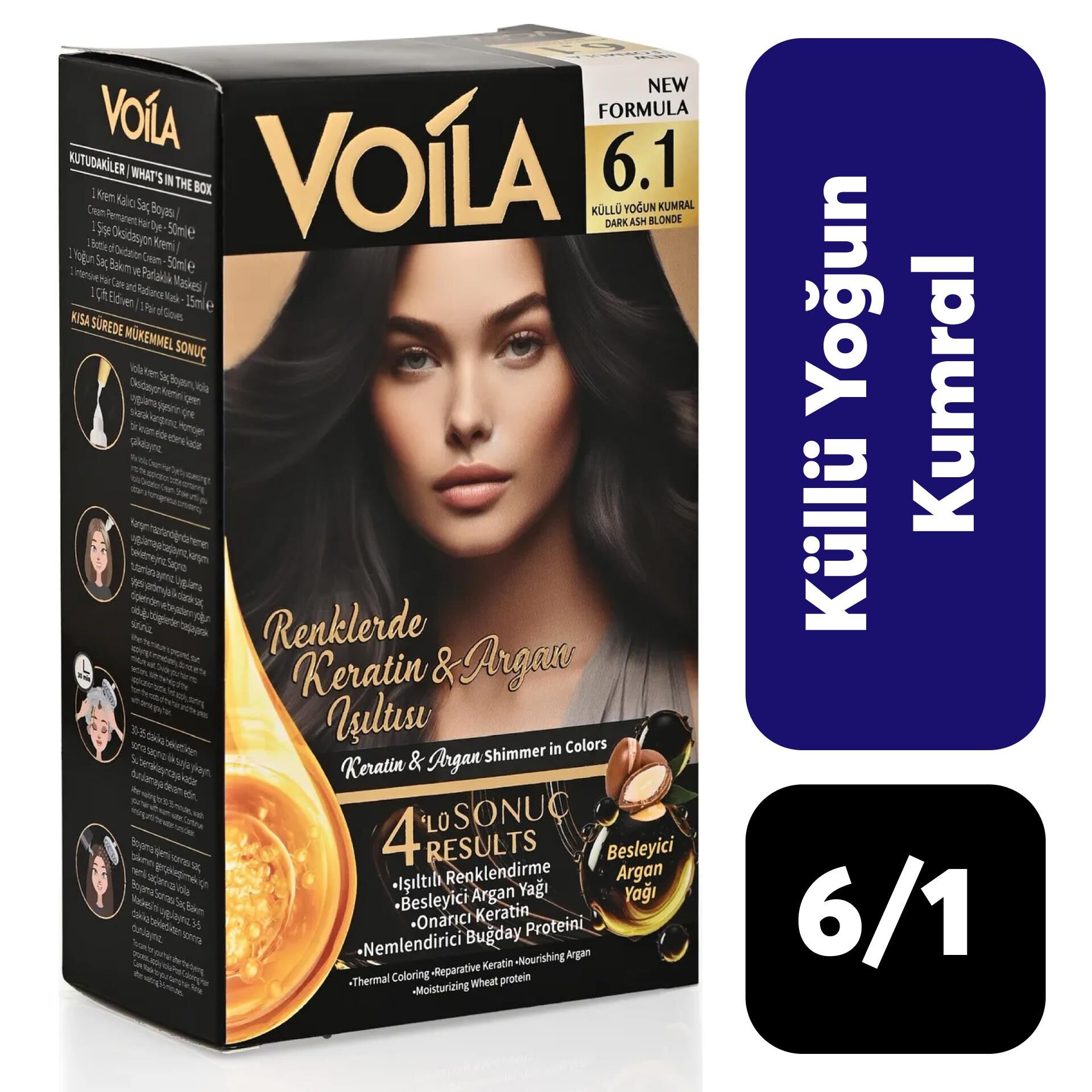 Voila .6/1 Küllü Yoğun Kumral