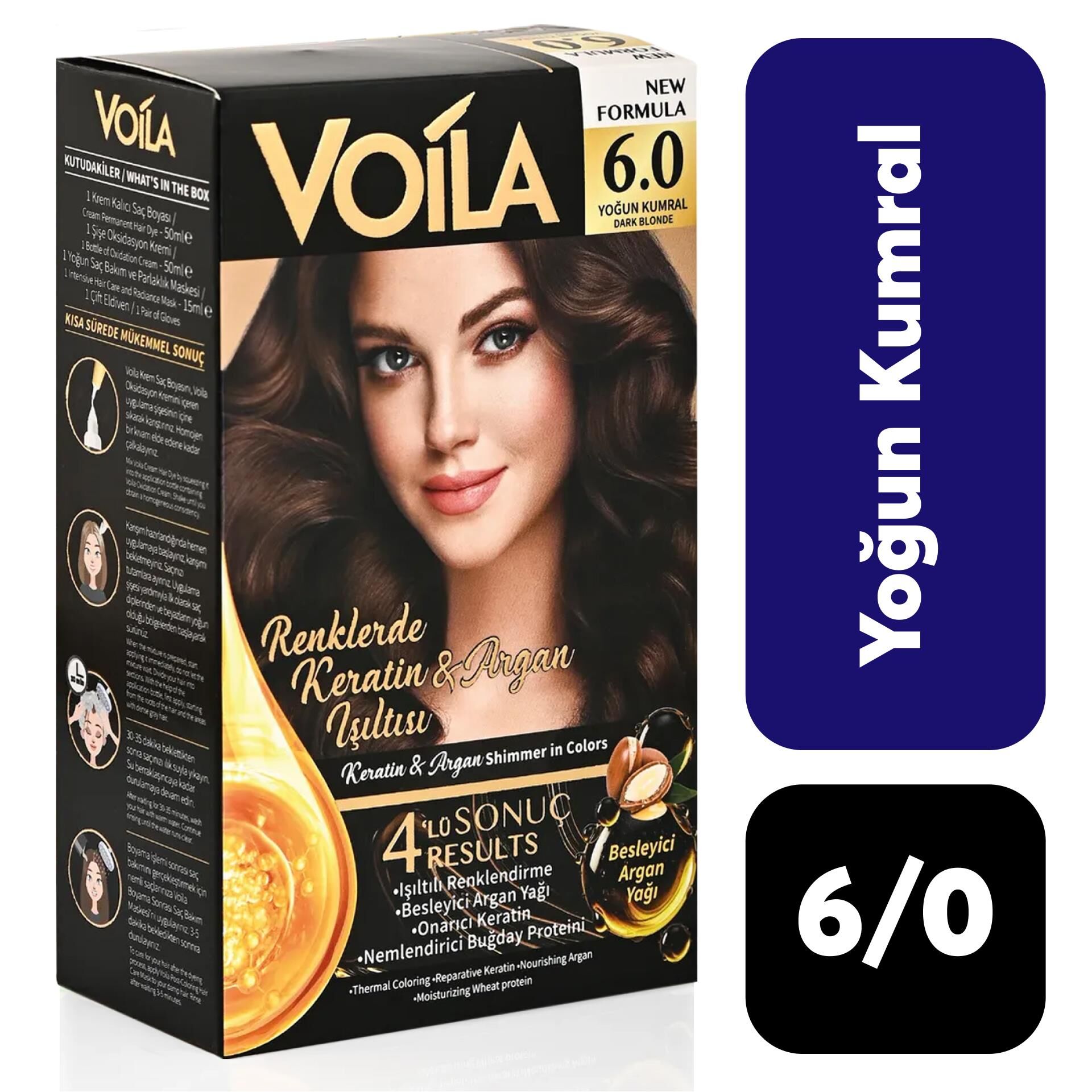 Voila .6/0 Yoğun Kumral