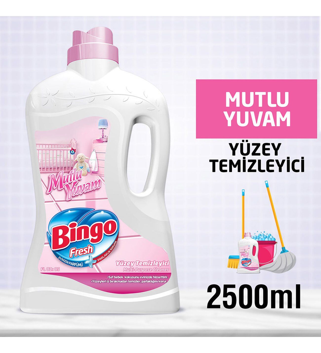Yüzey Temizleyici Bingo 2,5 L Mutlu Yuvam