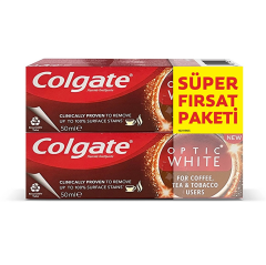 Diş Macunu Colgate 50 ml + 50 ml Çay & Kahve