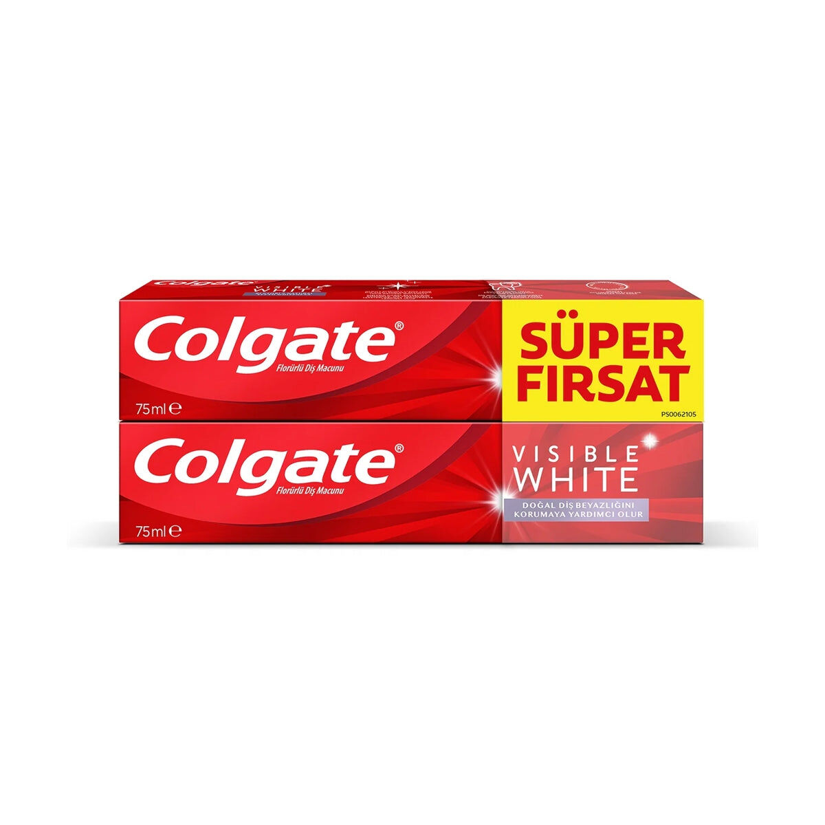 Diş Macunu Colgate 75 ml +75 ml Visible White