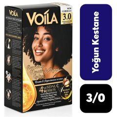 Voila .3/0 Yoğun Kestane