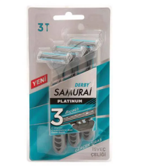 Derby Samurai 3 Platinum 3'lü Blister