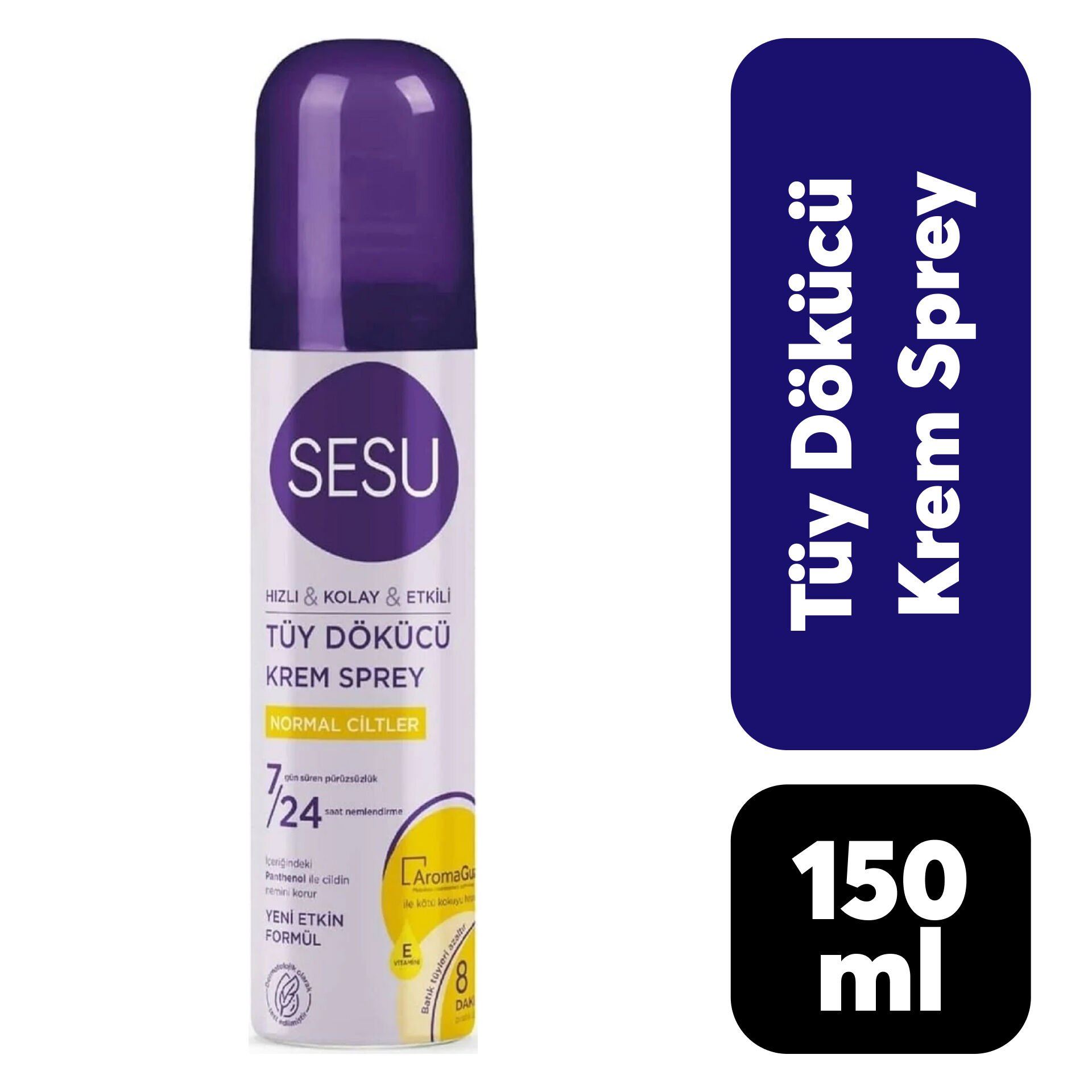 Sesu Tüy Dökücü Krem Sprey 150 ml Normal Cilt