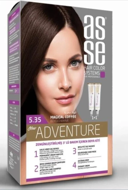 Asse Set Saç Boyası 5.35 Büyülü Kahve