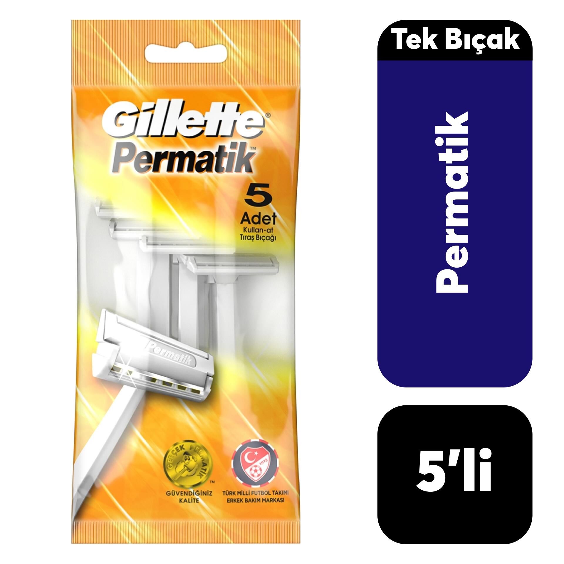Poşet Gillette Permatik 5’li Poşet