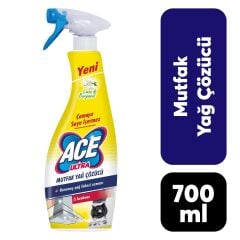 Ace Sprey Mutfak Yağ Çözücü 700 ml Limon ve Bergamot
