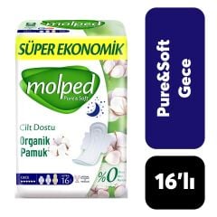 Molped Pure&Soft Gece 16’Lı