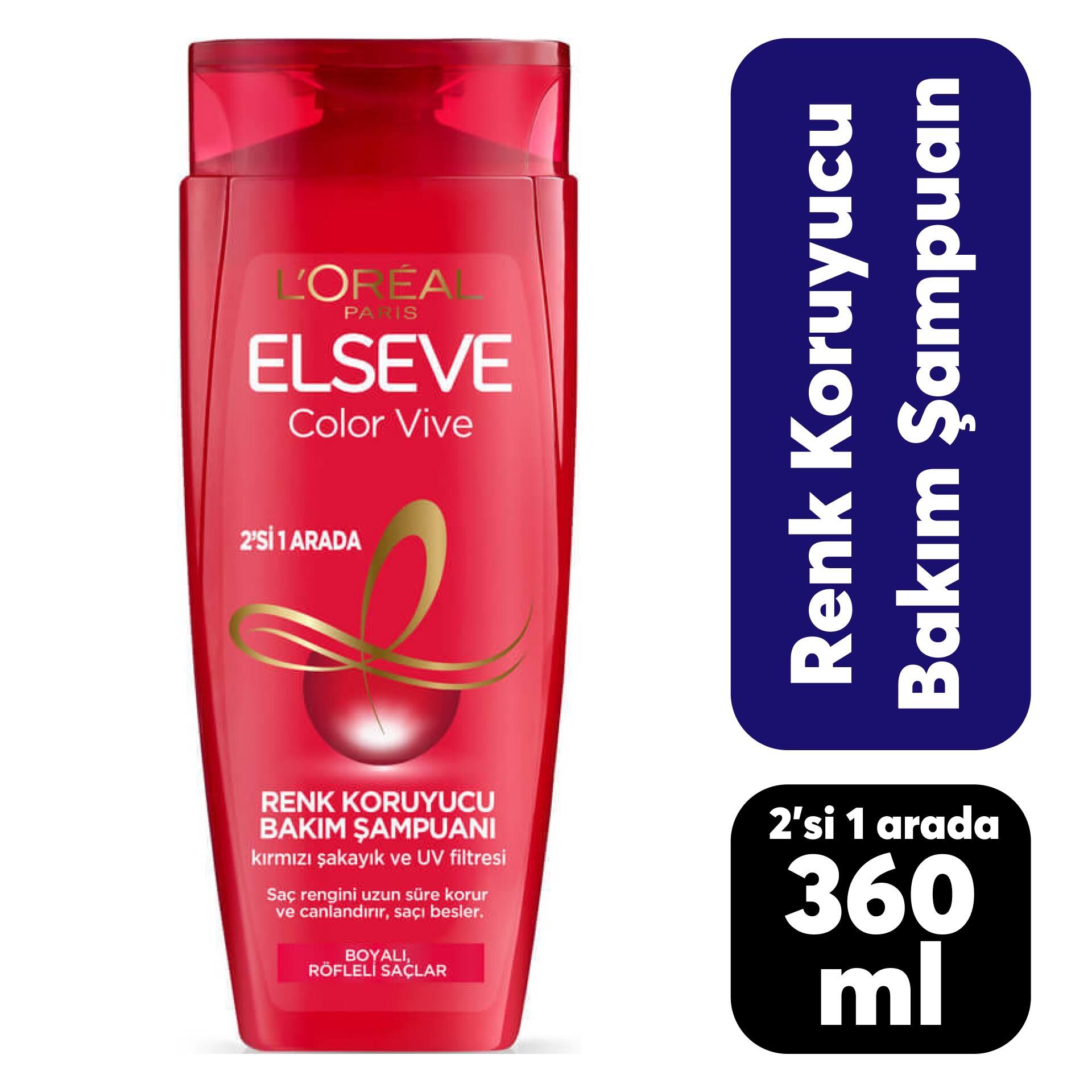 Elseve Şampuan 360 ml Renk Koruyucu 2+1