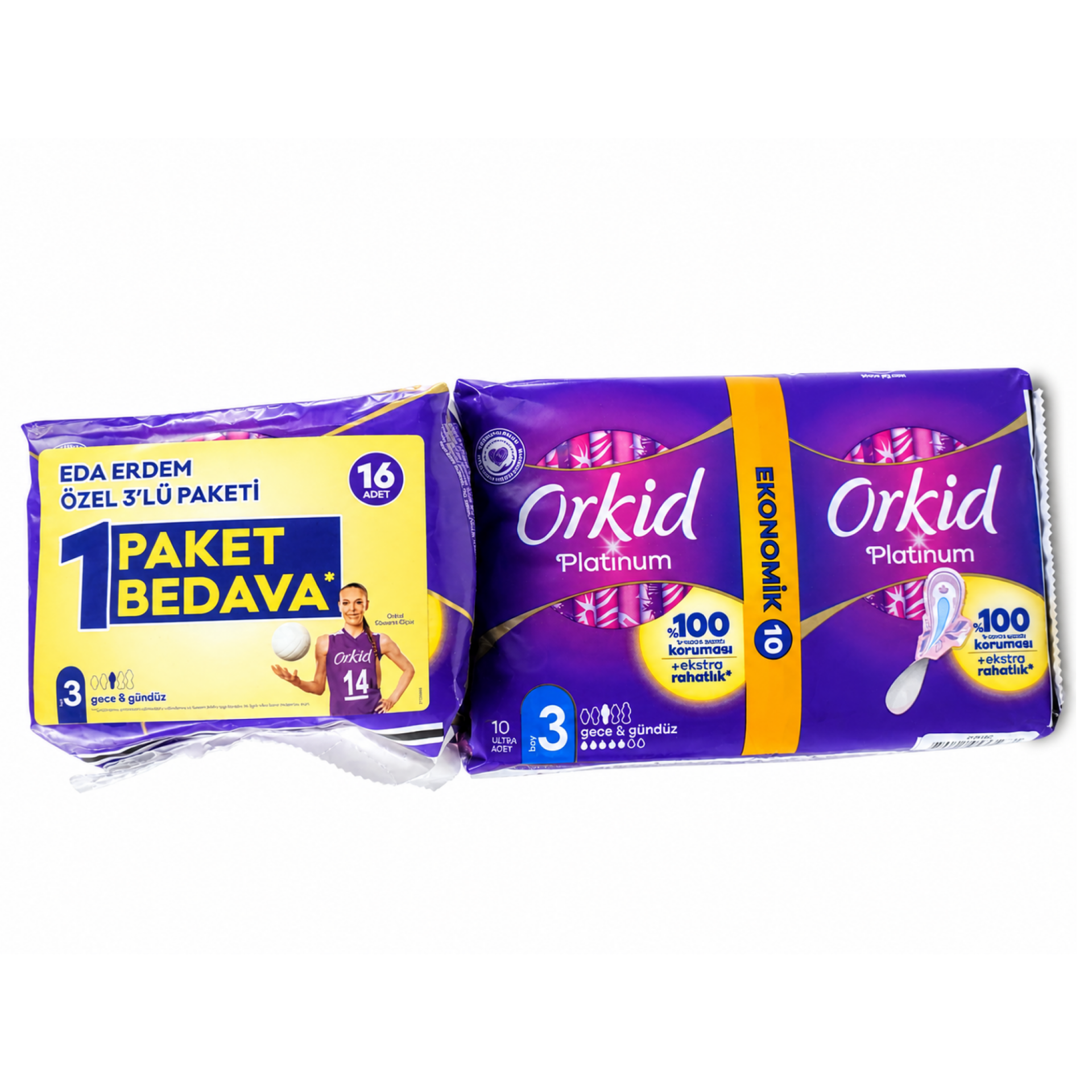 Orkid Ped Ultra 4’lü Gece Extra 10+6’lı