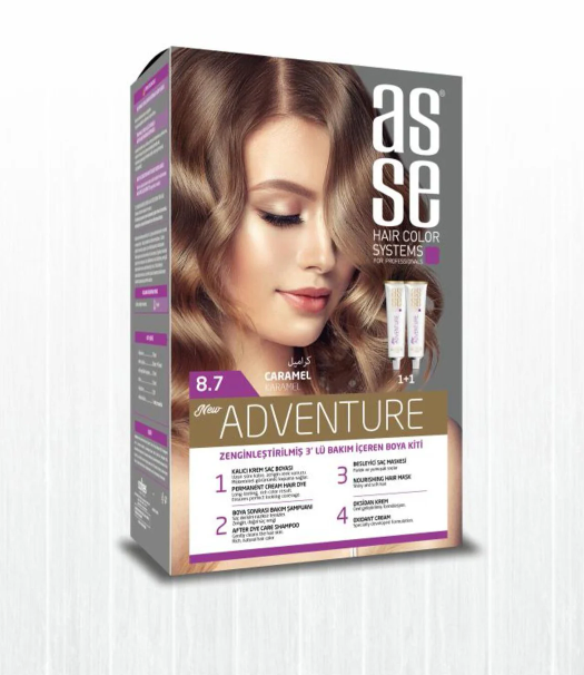 Asse Set Saç Boyası 8.7 Karamel