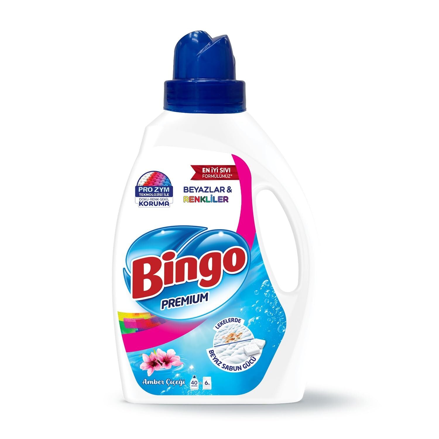 Sıvı Deterjan Bingo 2,6 L Amber Beyaz & Renkli