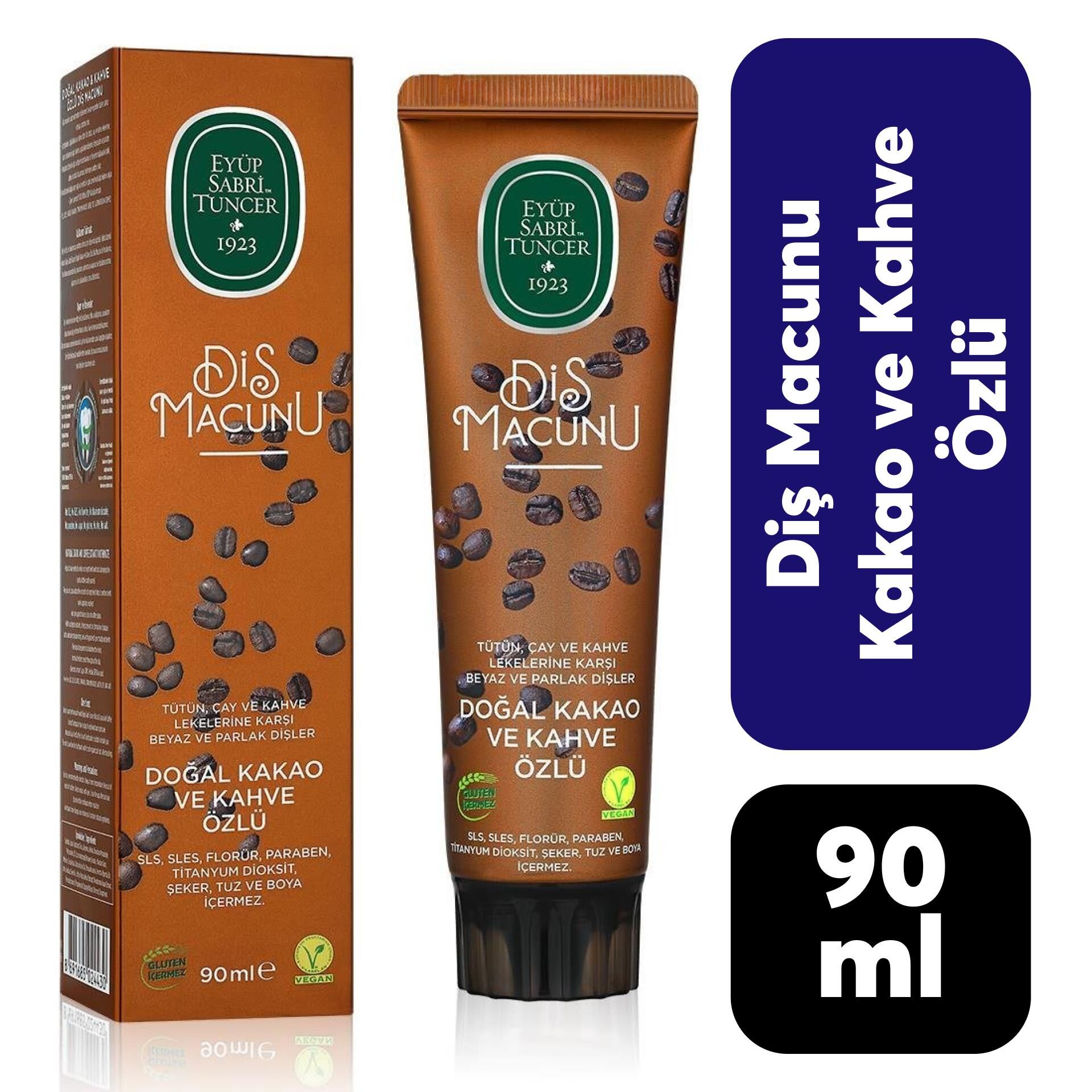 Diş Macunu Eyüp Sabri Tuncer Doğal 90 ml Kahve Özlü