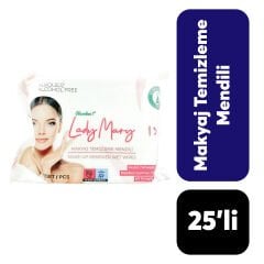 Makyaj Temizleme Mendili Lady Mary 25’li