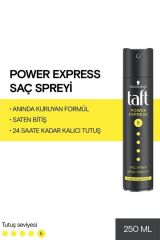 Taft Saç Spreyi 250 ml Power Express Anında Kuruyan